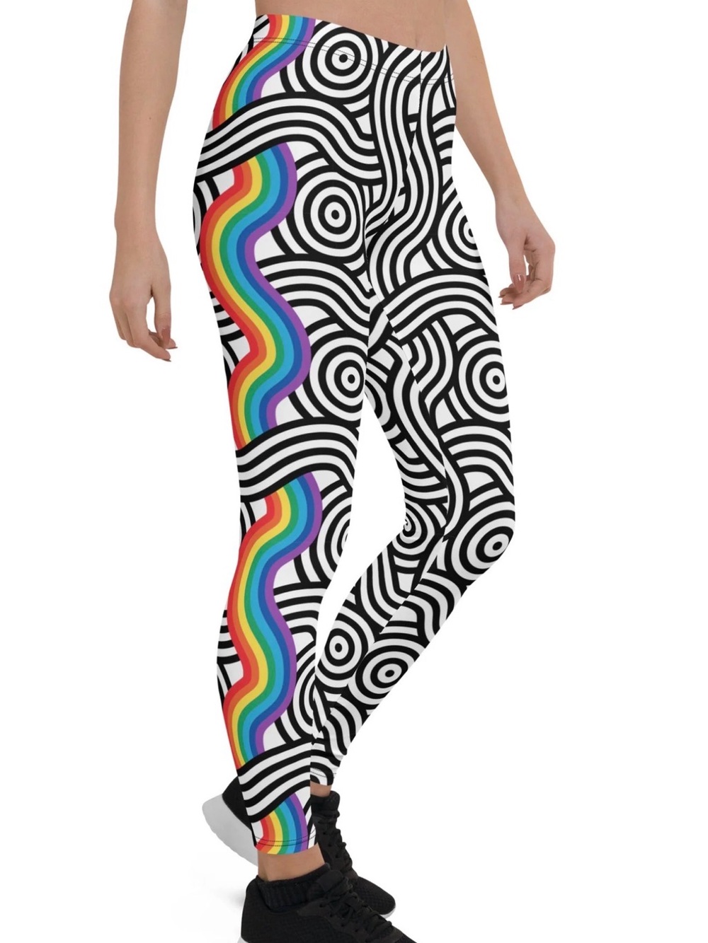 Fiercepulse Rainbow Lines Leggings